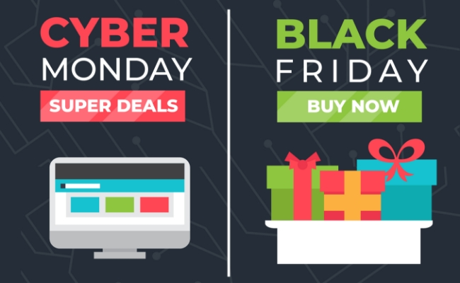 Cyber Monday attracts customers with multiple deals, while Black Friday encourage them to buy now.
